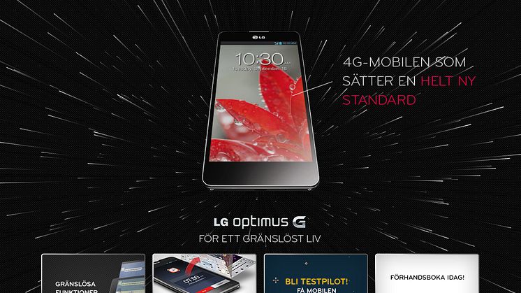 LG SÖKER KREATIVA TESTPILOTER FÖR SUPERTELEFONEN OPTIMUS G