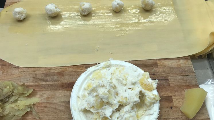 Tørrfiskravioli