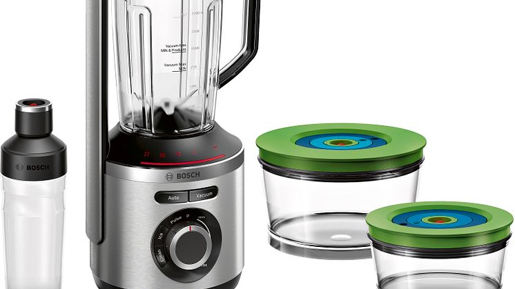 Bosch lanserar vakuumblendern VitaMaxx som förlänger ingrediensernas hållbarhet  