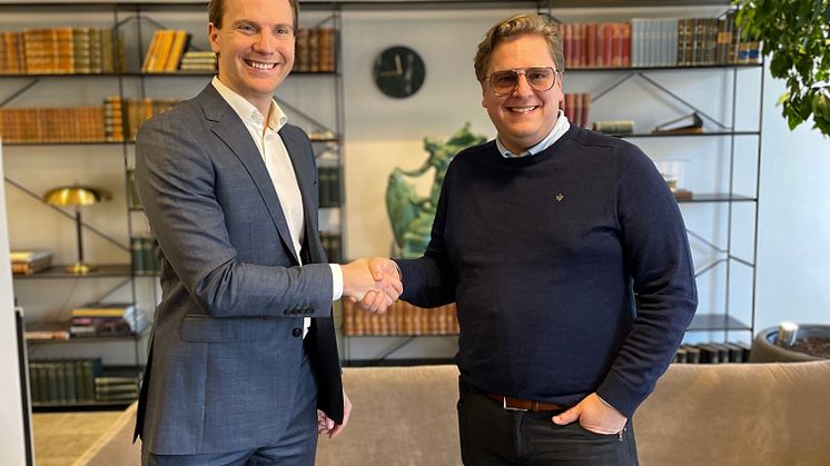 Oscar Ripa, Investment Manager PEQ och Björn Paulsson, delägare och grundare av InQuire