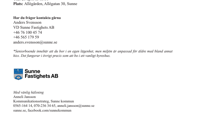 Första spadtaget för utbyggnad av Allégården i Sunne