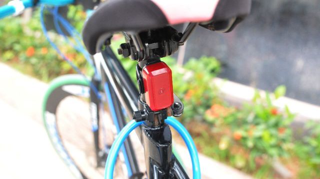 GPS spårsändare på cykel