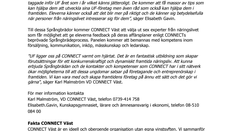 UF-företagare tävlar om en plats i Språngbrädan