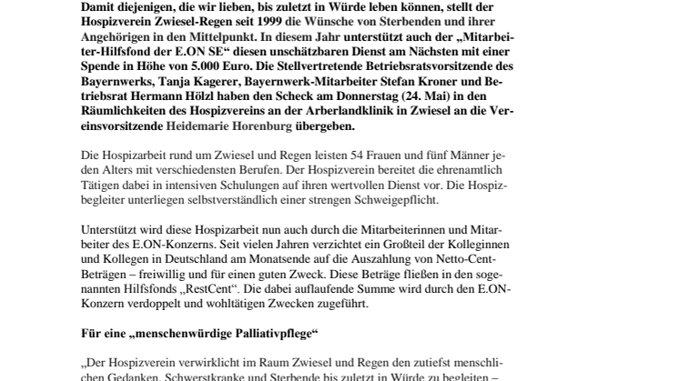 Ein würdiges Leben bis zuletzt
