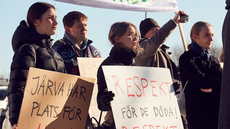 Demonstration LPL och FFF 4 mars 2022