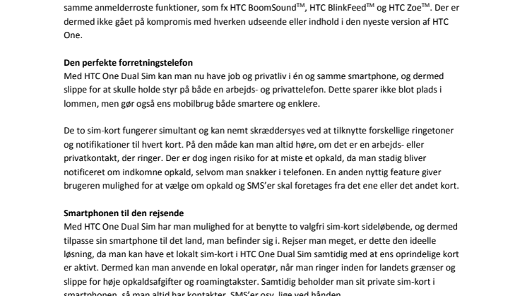 Få dobbelt så meget ud af HTC One