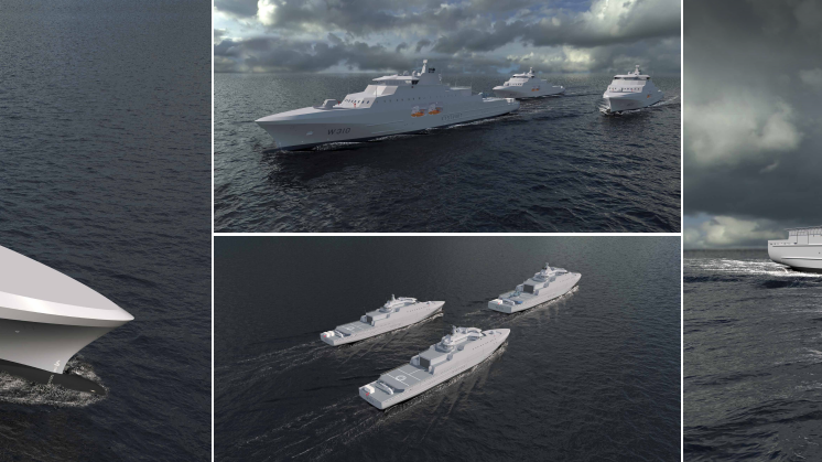 Artist's impression of new Coastguard vessels