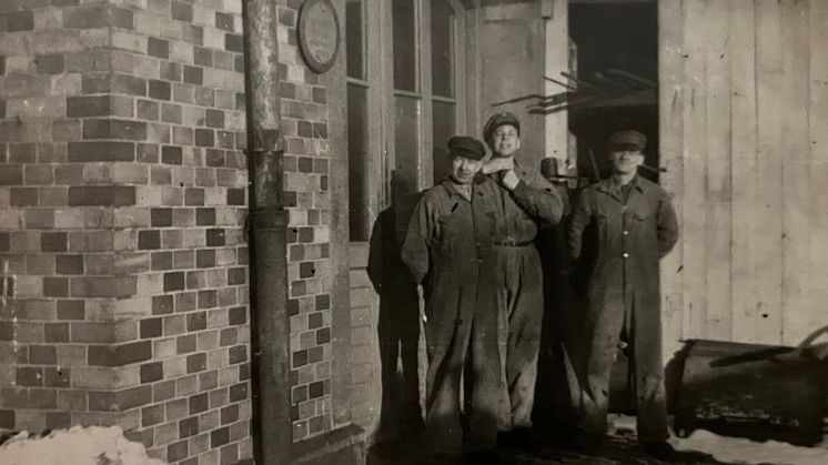 Arbetare i Slakthuset 1949
