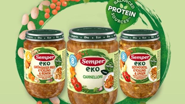 Mere protein fra planteriget i EKO babymad