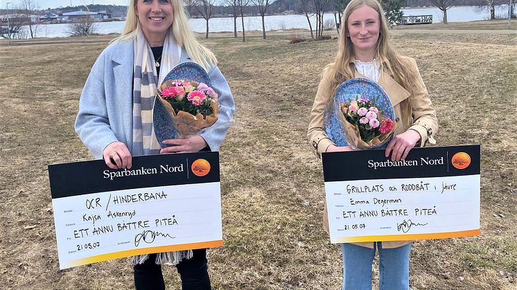 Kajsa Askenryd och Emma Degerman är de två Piteåbor som får sina önskningar uppfyllda.