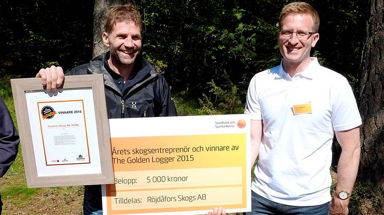 ​Personalsatsning gav skogsentreprenör lönsamhet och priset Golden Logger