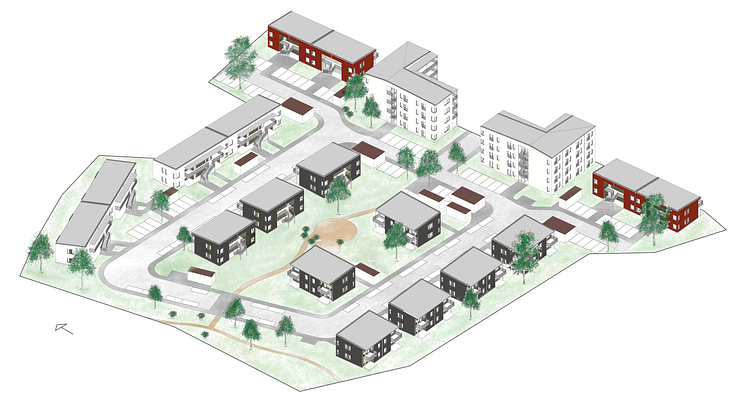 Byggstart närmar sig för 116 hyresrätter i Ribby Ängar, Västerhaninge