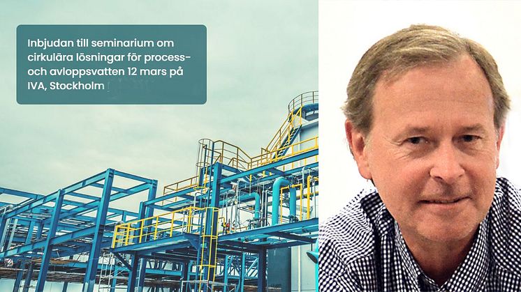 Jan Kastensson, Mercatus, en av föreläsarna på Circular Water Solutions seminarie