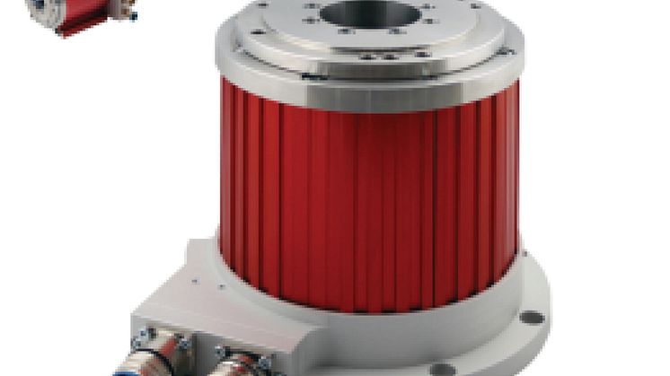 Med  iRD kompakt torque motorer produceras höga vridmoment direkt på rotorn