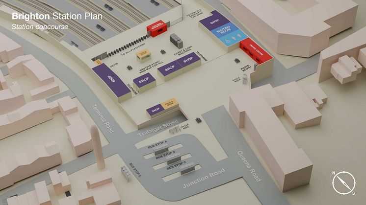 Brighton Station 3D map