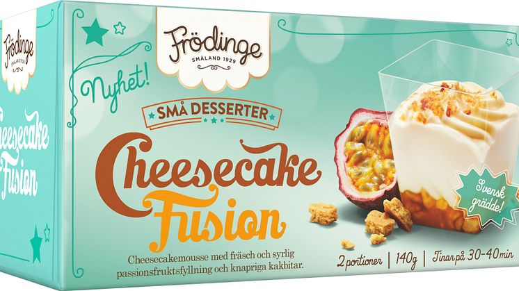 Cheesesake Fusion är en av tre små desserter från Frödinge