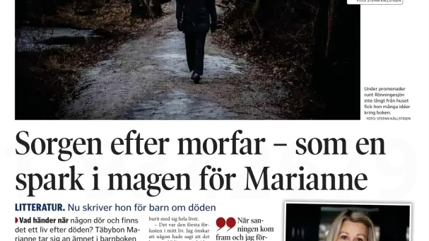 Mitt i Täby lyfter fram Marianne Wannebys "Morfars lampa"