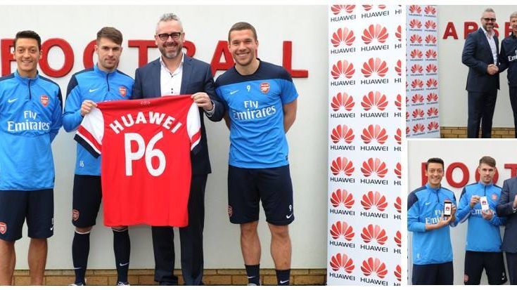 Huawei inleder globalt samarbete med Arsenal