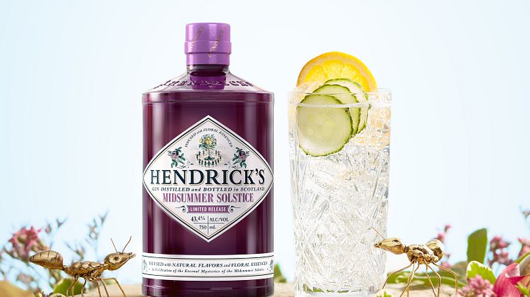 Hendrick’s lanserar gin med smak av midsommar