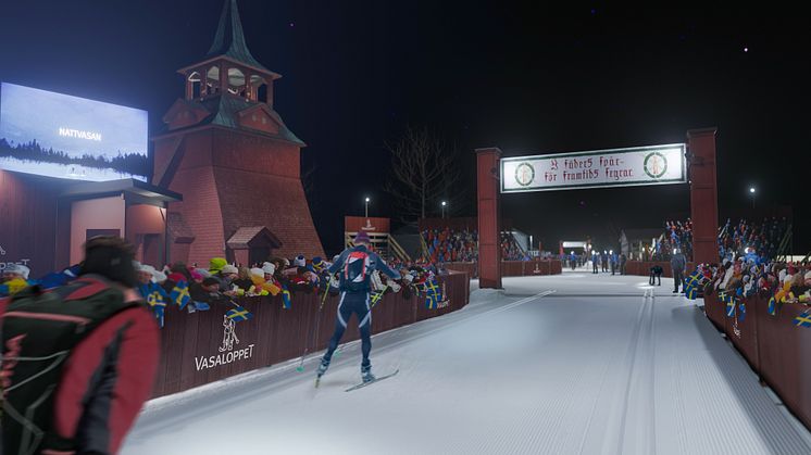 Skiss 2 Upploppet in mot Vasaloppets nya målportal