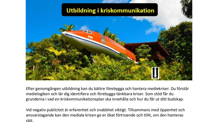 Kursinbjudan: Kriskommunikation och medierelationer