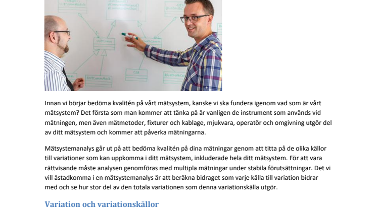 Mätsystemanalys – kan du lita på dina mätningar?