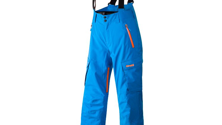 Stranda Dame: Light Sea Blue/Neon Orange