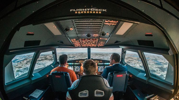 A320-Flugsimulator an der TH Wildau