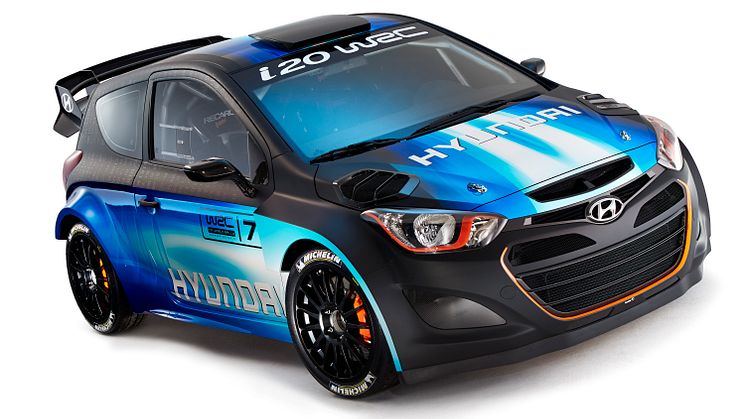 Hyundai viser oppgradert i20 WRC i Genève