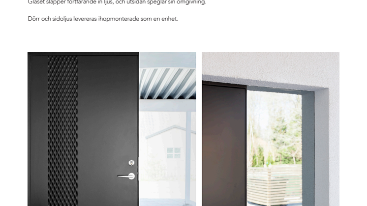 Ekstrands presenterar sidoljus med steppat spegelglas