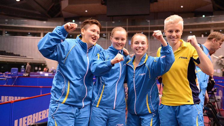 Svenska VM-truppen för damer, Bordtennis