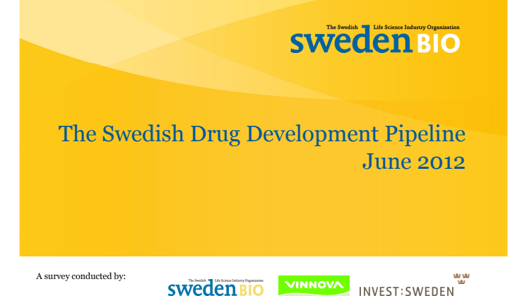 Pipelinerapporten över svensk life science produktportfölj 2011