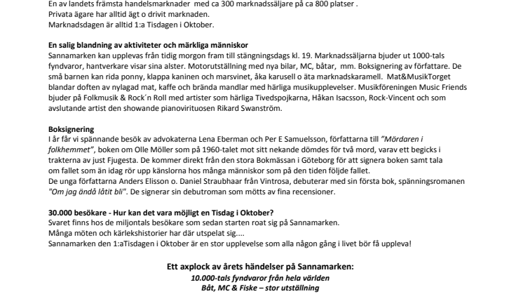 Sannamarken i Fjugesta lever vidare! Firar 150 årsjubileum!