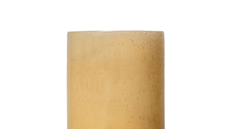 VASE/CANDLE HOLDER CALORE L yellow - BYON SS21