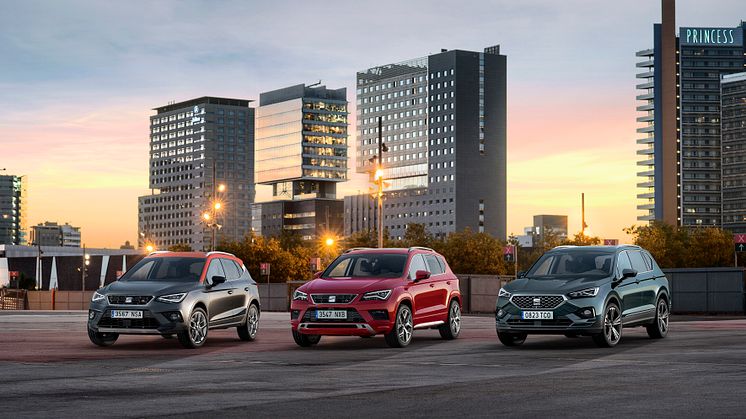 SEAT Arona, Ateca og Tarraco
