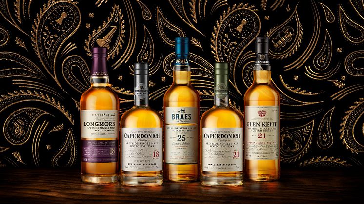 The Secret Speyside Collection från Chivas Brothers lanseras nu i Sverige