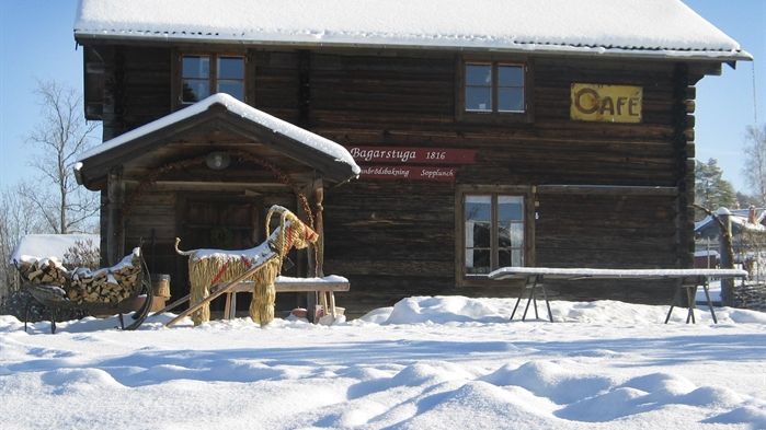Julhelg i underbar dala-miljö, vintervackra Tällberg och Hotell Klockargården
