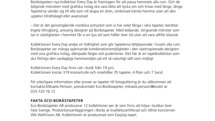 EVERY DAY - Tidlösa mönster som får vardagen att grönska