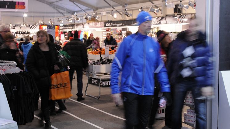 Nu byggs Vasaloppsmässan vid målet i Mora