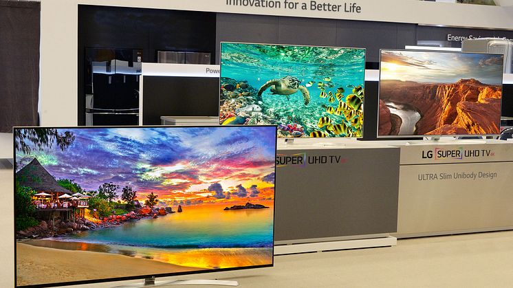 LG LANSERER ÅRETS BESTE TV-MODELLER  PÅ DET NORSKE MARKEDET