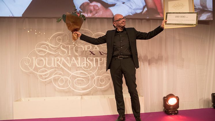 Mats Nileskär, vinnare av Lukas Bonniers Stora Journalistpris