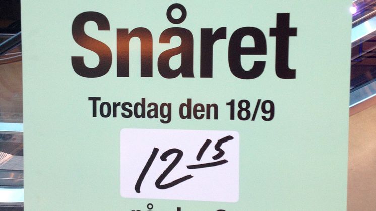 Snåret live på Business Arena