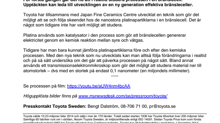 ​Forskningsgenombrott kan öka bränslecellens effektivitet