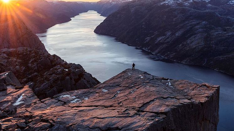 Pulpit rock, Prekestolen. Photo: Explore Lysefjorden-Visit Ryfylket