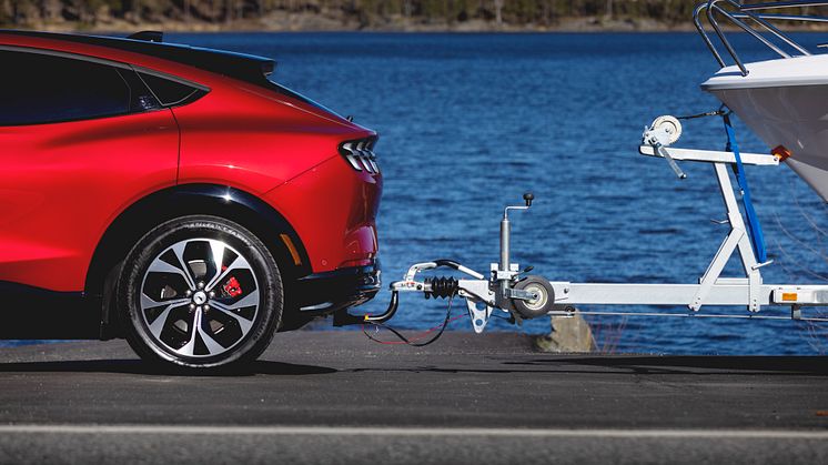Ford Mustang Mach-E økt tilhengervekt 2022