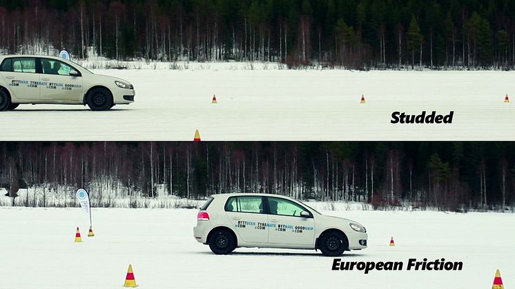Bythjul Däcktest: Dubbdäck mot Europeiska friktionsdäck 