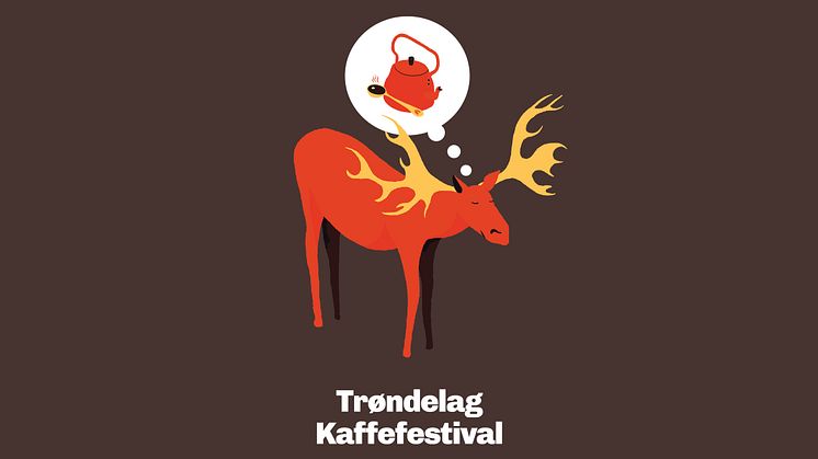 Trøndelag Kaffefestival - plakat elg