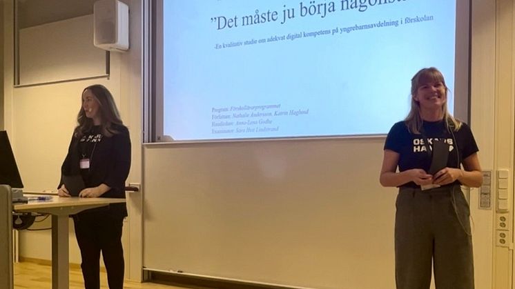 Studenter från Nova på stor utbildningskonferens