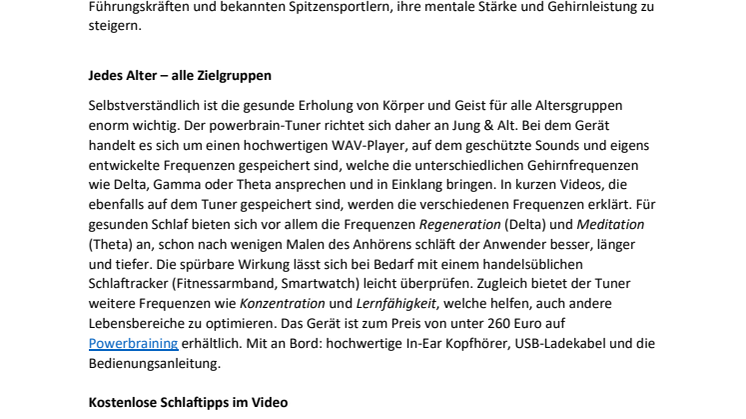 Besserer Schlaf auf Knopfdruck: gehirngerechtes Einschlafen