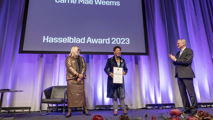 Christina Backman, Carrie Mae Weems och Sten Tolgfors